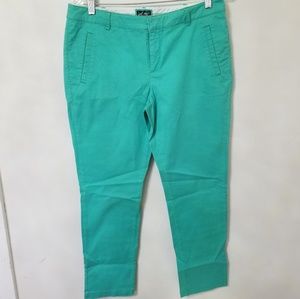 Lord and Taylor women ankle pants green sz 8